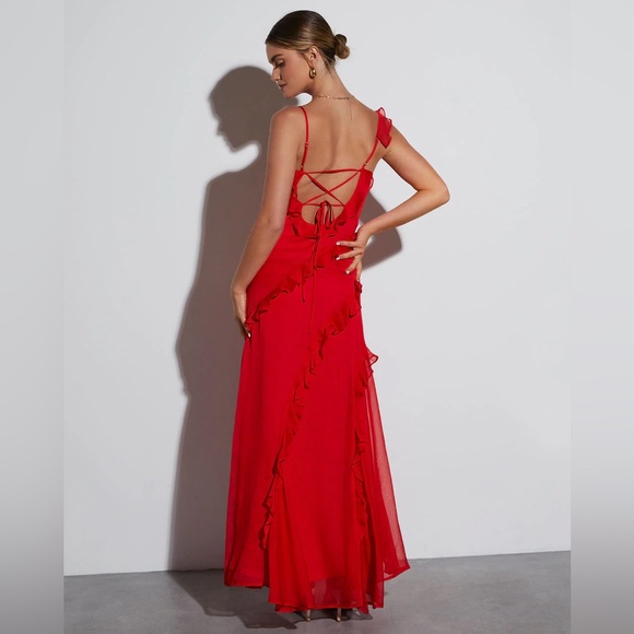 All About Love Chiffon Maxi Dress - XL - Picture 3 of 5